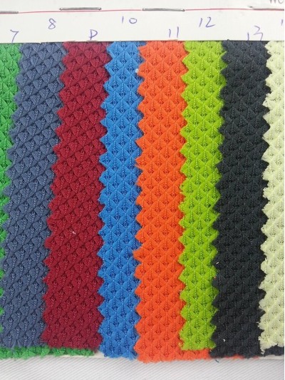 HK  KNSR  No.1-174滌綸鑽石提花吸濕排汗運動布 細節-2